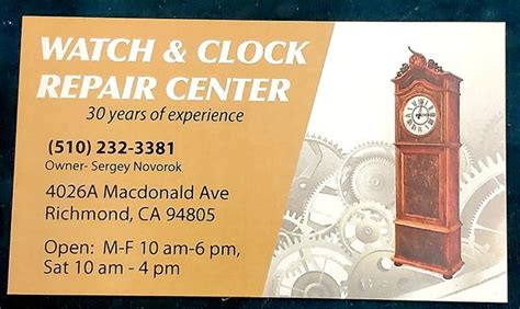 watch store in richmond|frank's watch repair richmond ca.